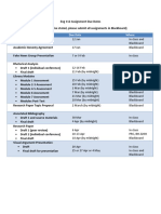 Spring 2017 ENG 112 Assignment Due Dates