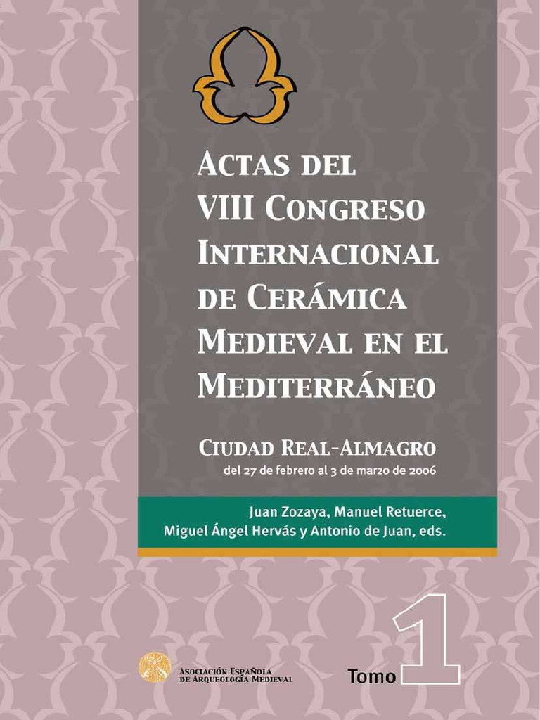 Actas Del Viii Congreso Internacional de PDF | PDF | Cerámica | Edades ...
