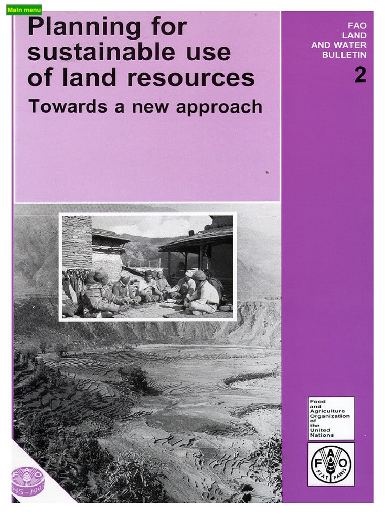 Planning For Sustainable Use of Land Resource PDF | PDF