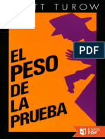 El Peso de La Prueba - Scott Turow