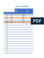 Basic Inventory Control Template