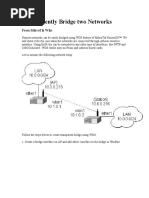 Transparently Bridge Two Networks