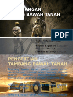 Pengembangan Tambang Bawah Tanah