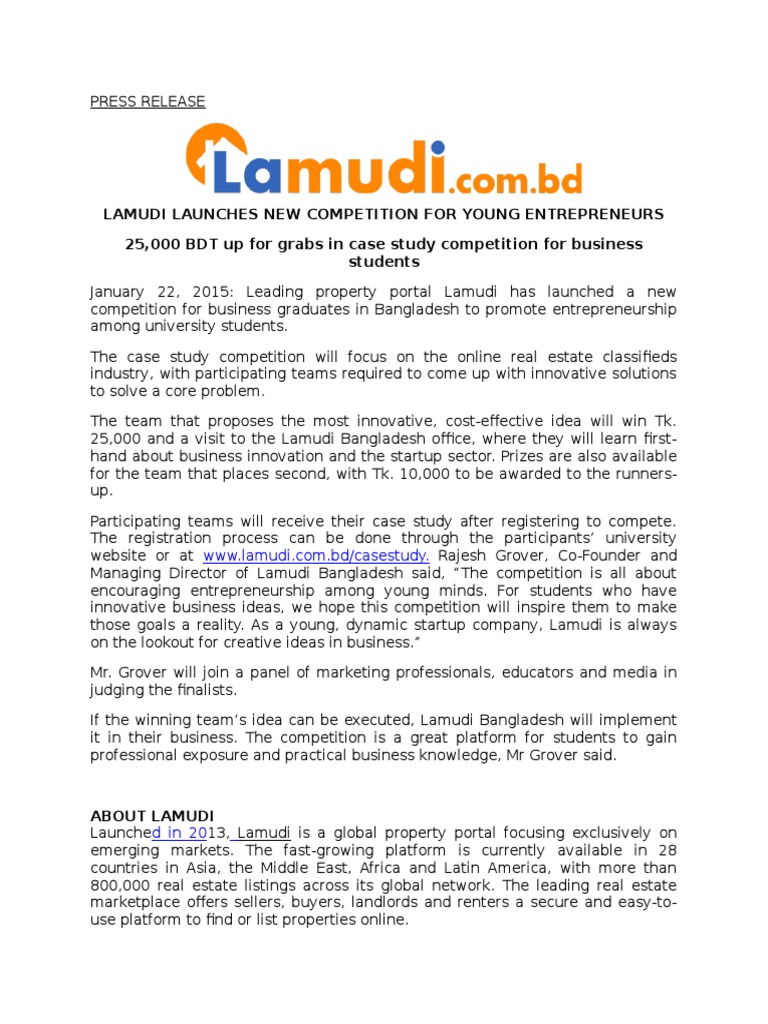 Lamudi Real Estate Plan For Bangladesh PDF