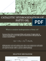 Catalytic Hydrogenation of Fatty Oil