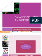 Balance de Materia en Bioprocesos