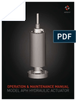 Operation & Maintenance Manual Model Aph Hydraulic Actuator