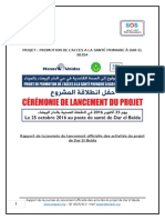 Rapport de La Journée de Lancement Du Projet