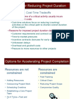 Rationale For Reducing Project Duration Rationale For Reducing Project Duration