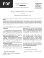 Design of Unbraced Multi-storey Steel Frames