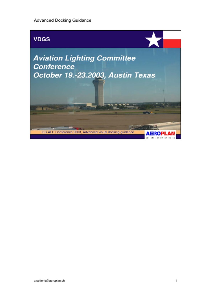 Advanced Visual Docking Guidance Systems | PDF | Lidar | Airport