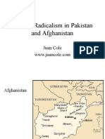 Muslim Radicalism in Pakistan and Afghanistan: Juan Cole