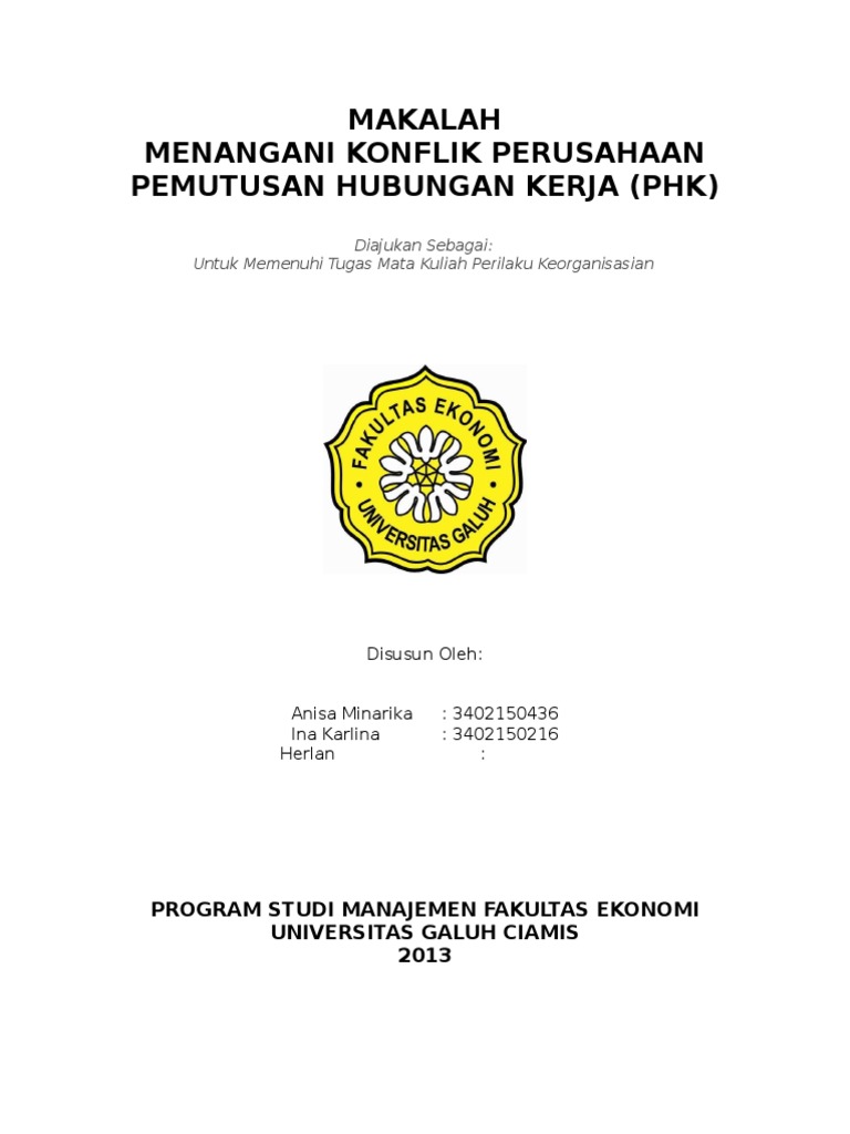 Artikel Phk