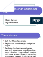 Examination of an Abdominal Lump