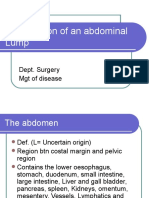 Examination of An Abdominal Lump