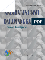 Kecamatan Ciawi Dalam Angka 2016