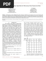 A Survey On Clustering Algorithm For Microarray Gene Expression Data