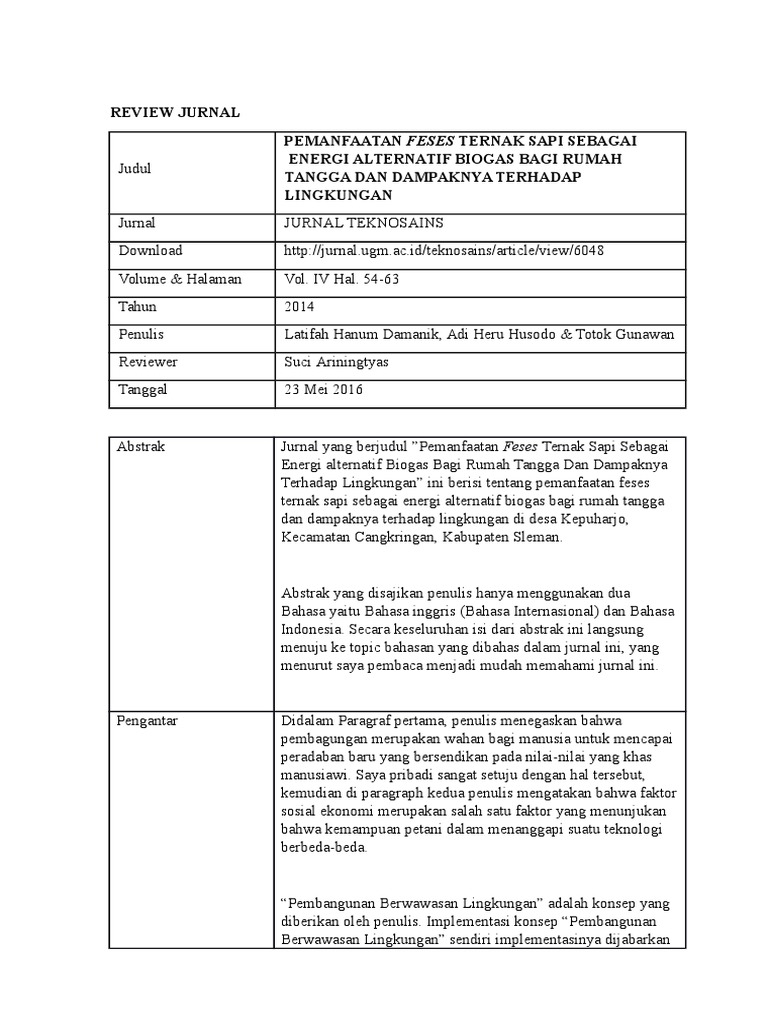 Review Jurnal