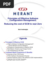 Principles of Effective Software Configuration Management: Reducing The Cost of SCM To Near Zero