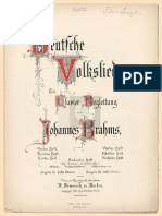 Brahms Deutsche Volkslieder