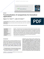 Nano Particles Functionalisation