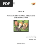 Download Proyecto Del Cacao by etirlara SN33600422 doc pdf