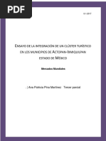 Integración de Un Clúster Turistíco