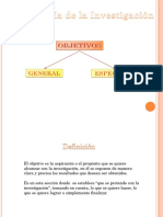 Objetivos para redactar investigacion.ppt