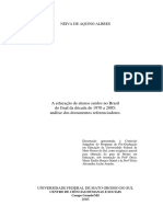 ALBRES, Neiva de Aquino - A Educação de Alunos Surdos No Brasil Do Final Da Década de 1970 A 2005 Análise Dos Documentos Referenciadores PDF