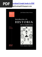 Introduccion A La Historia de La Arquitectura PDF