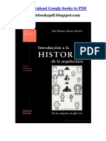 Introduccion A La Historia de La Arquitectura PDF