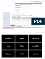 Caja 1 Sustantivos Comunes y Propios Letra Ligada PDF