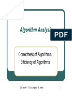 L07 AlgorithmAnalysisCorrectnessandefficiency