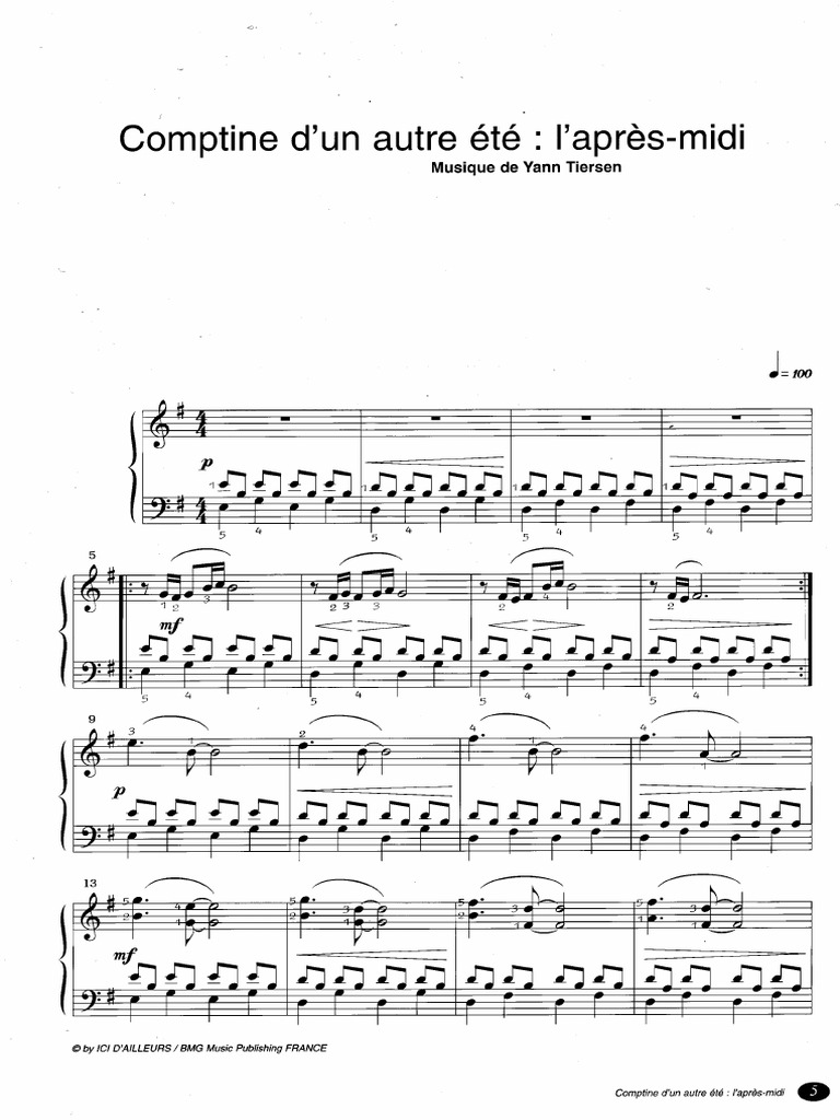 Amelie Piano Collection PDF | PDF