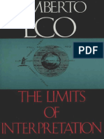 Eco, Umberto - Limits of Interpretation (Indiana, 1990)