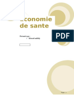 L'économie de La Santé