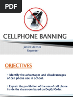Download Cellphone Banning by Janice Acosta SN33602310 doc pdf