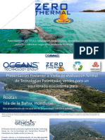 OTG-GENESIS PROJECT Presentation Featuring Zero Thermal For Roatan Bay Island Honduras-SPANISH