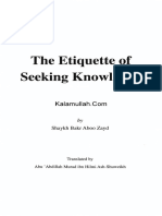 En The Etiquette of Seeking Knowledge PDF