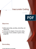 Dangers of Inaccurate Coding