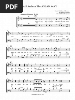 Partitur SATB - Medley Lagu Daerah