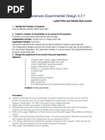 Exercise Impact on Heart Rate Experiment | PDF | Heart Rate | Heart