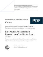FSAP P156163 PUBLIC Chile FSAP Stand Alone ROSC PFMI ComBanc Publication