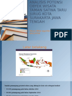 Analisis Potensi Obyek Wisata Taman Satwa Taru Jurug