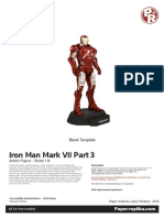 224 Iron Man Mark 7 Part 3 White