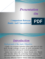 Presentation On: Comparison Between Islamic Banks and Conventional Banks