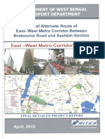 DPR of Alt Route of E-W Metro - April 2015