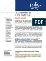 Financial Inclusion in The Digital Age