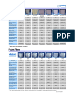 G3-G7 Air Filters Comparison Chart