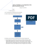 Minutes of Meeting Held R Training II